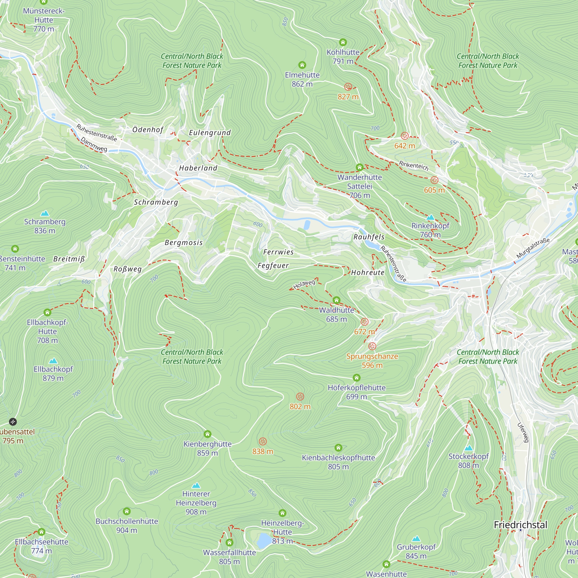 Fegfeuerhütte map