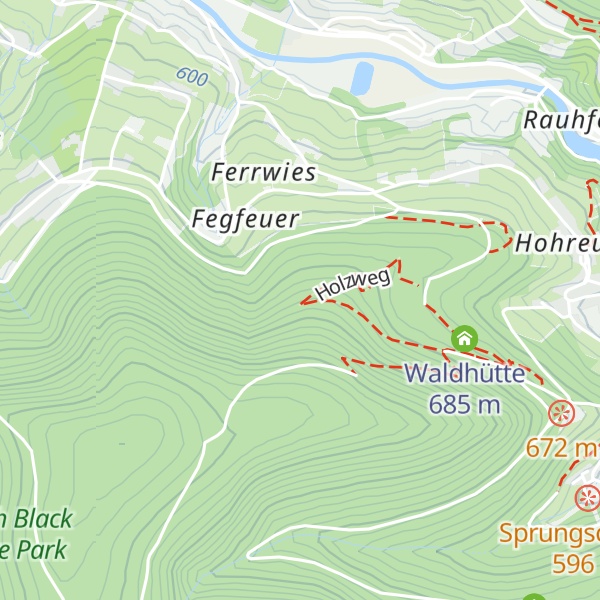 Map of Fegfeuerhütte