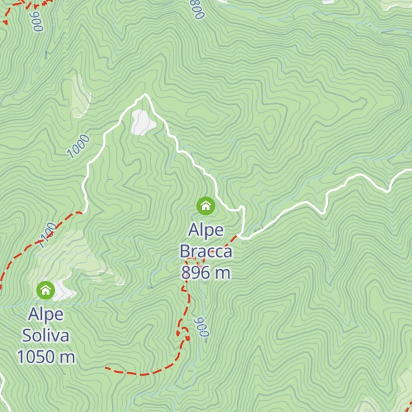 Map of Alpe Bracca