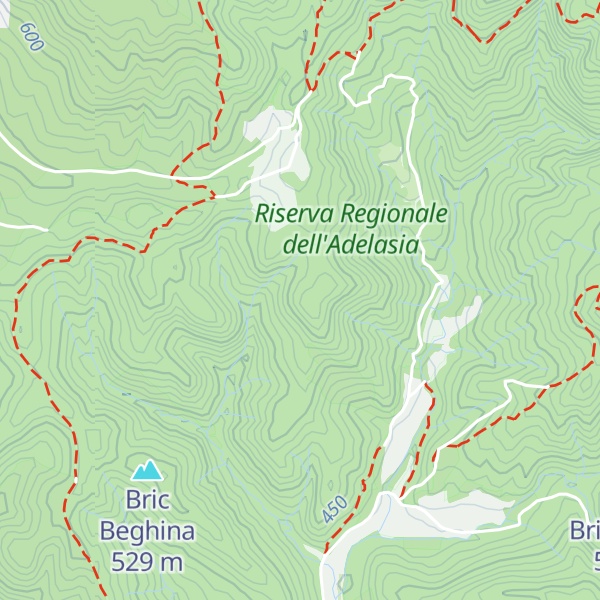 Map of Monte Cornato