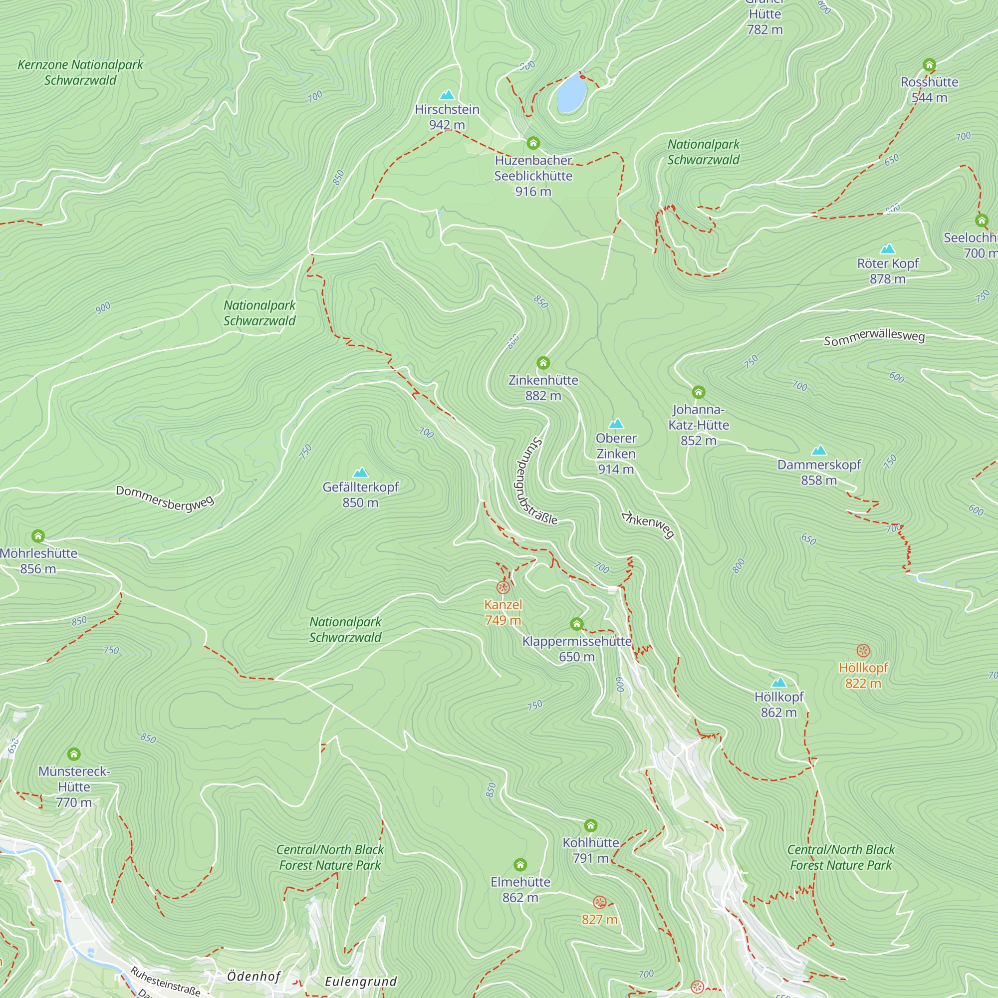 Pflanzschulhütte map