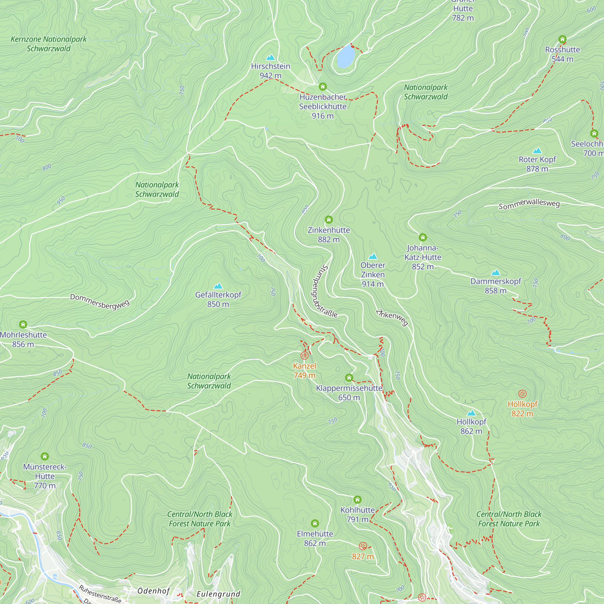 Pflanzschulhütte map