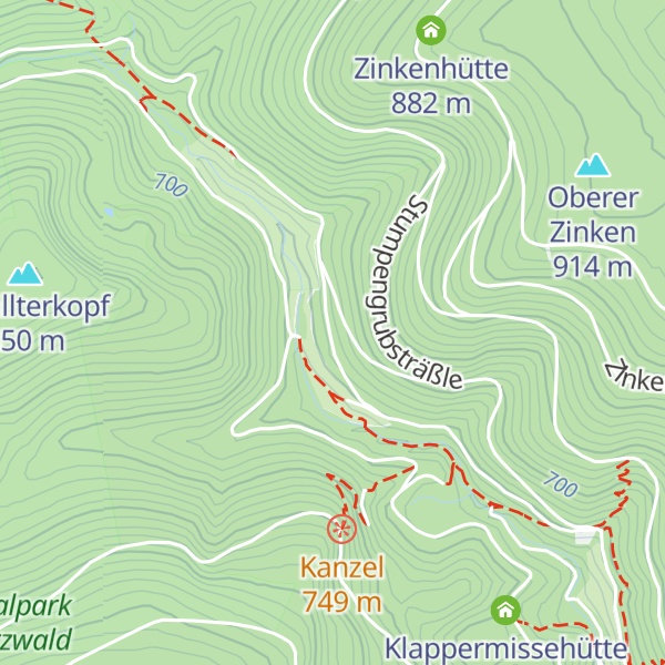 Map of Pflanzschulhütte
