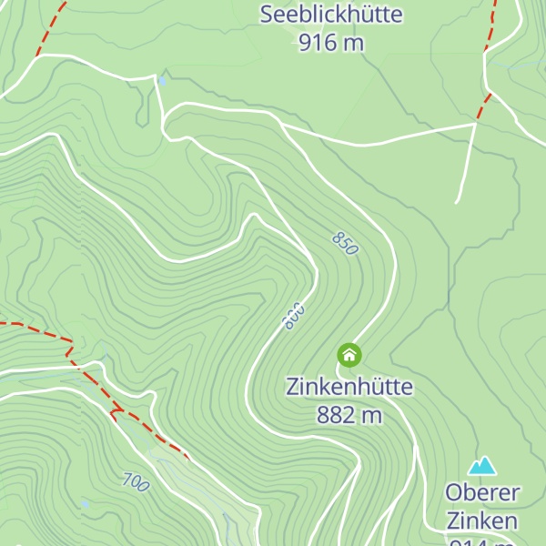 Map of Dietersbronnenhütte