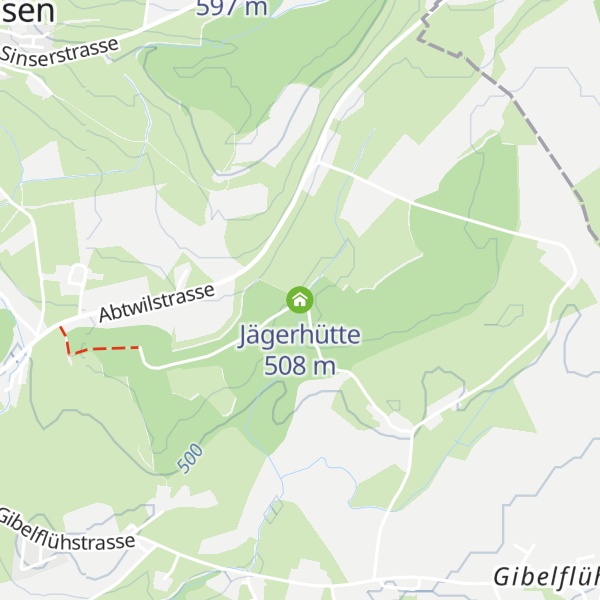 Map of Jägerhütte
