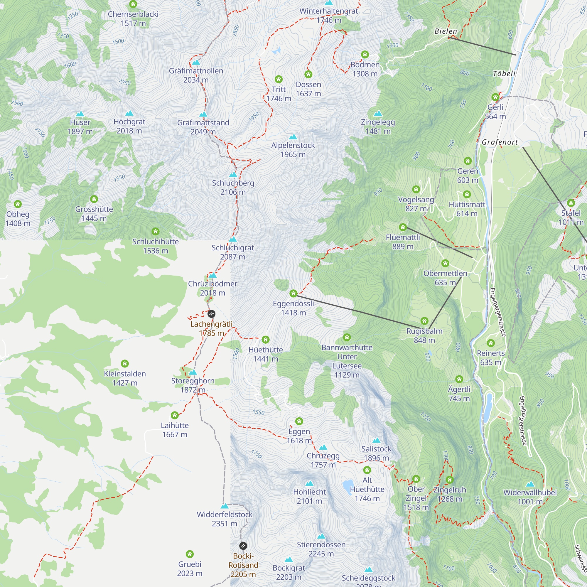 Eggendössli map