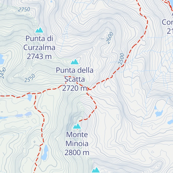 Map of Bivacco Ettore Conti