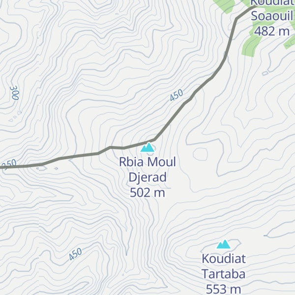 Map of Rbia Moul Djerad