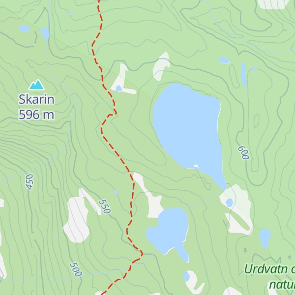 Map of Stemtjønnheia