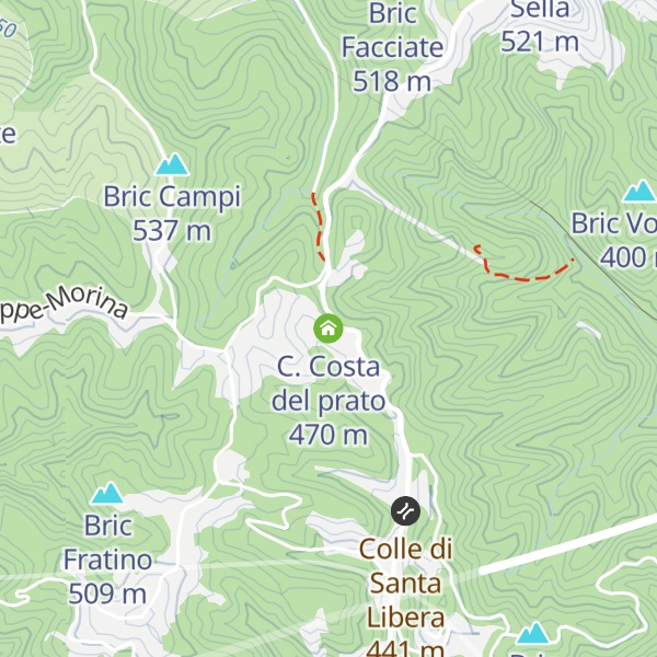 Map of C. Costa del prato