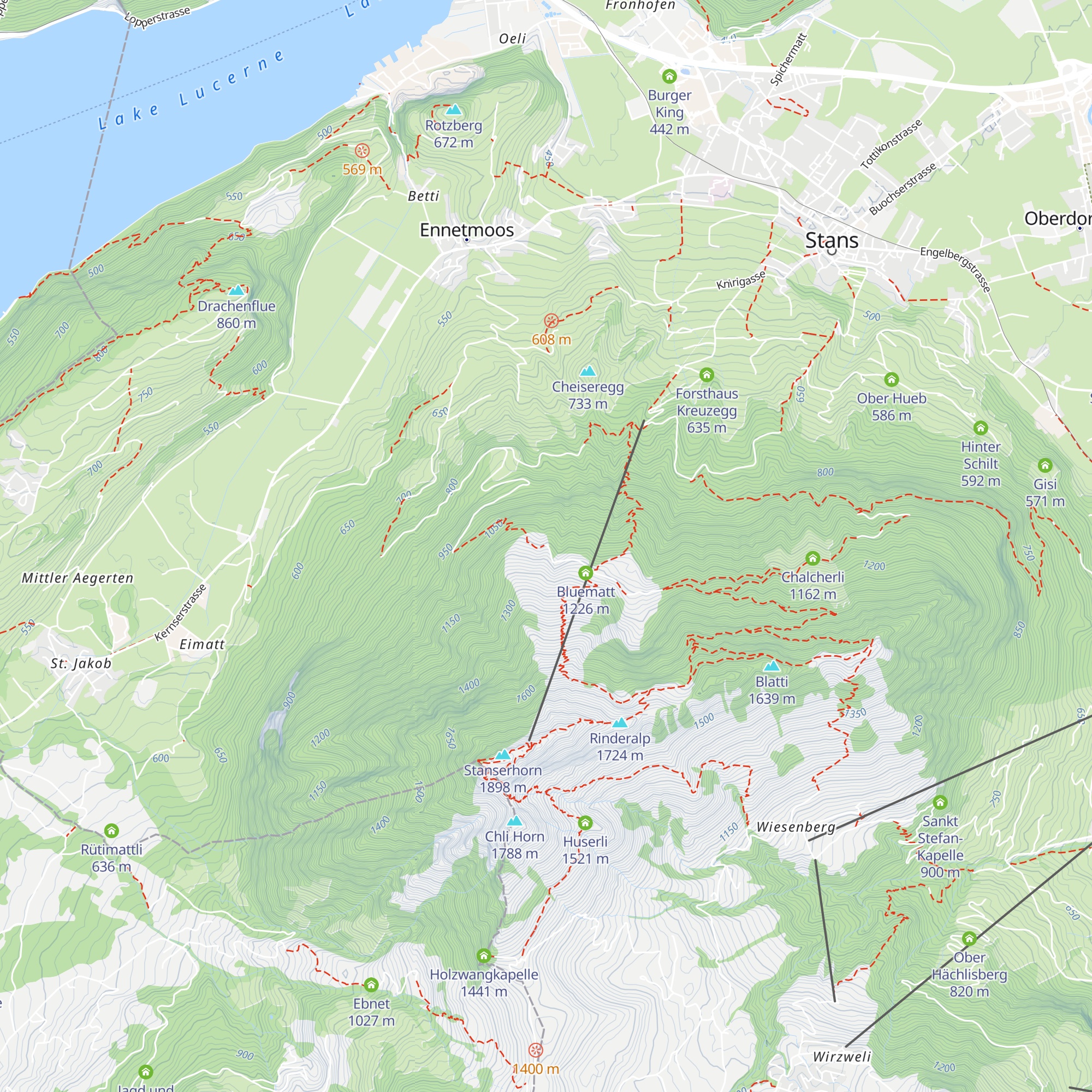 Mattengaden map