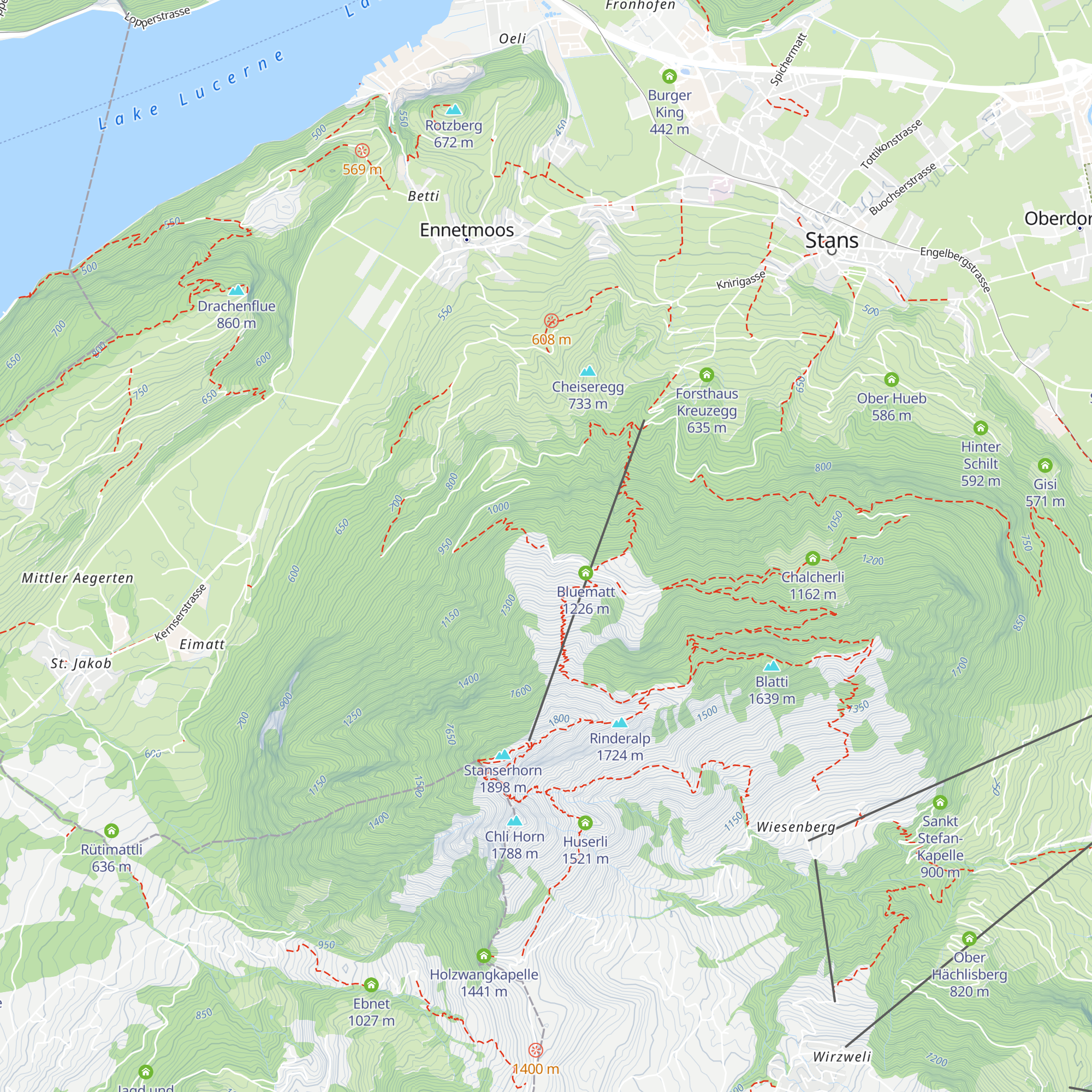 Mattengaden map