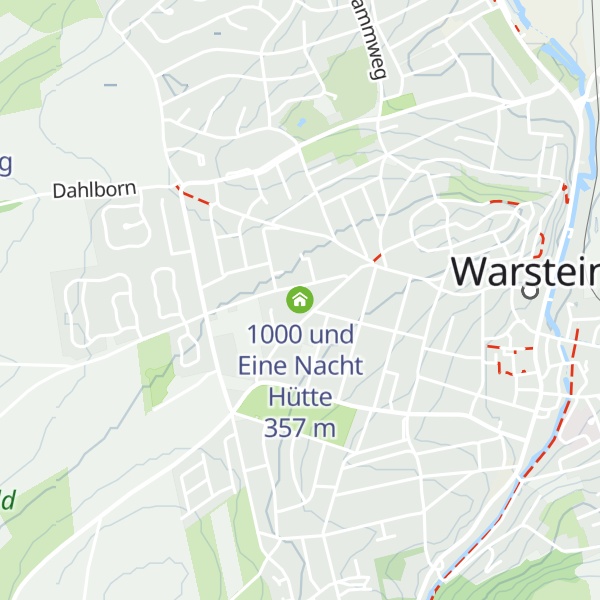 Map of 1000 und Eine Nacht Hütte