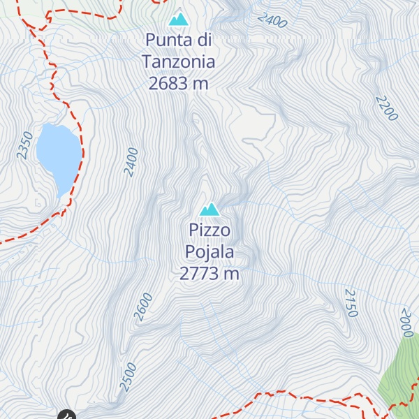 Map of Pizzo Pojala