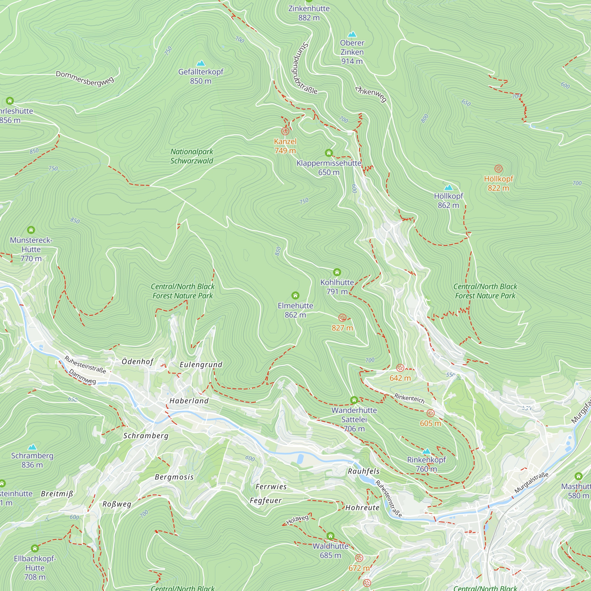 Elmehütte map
