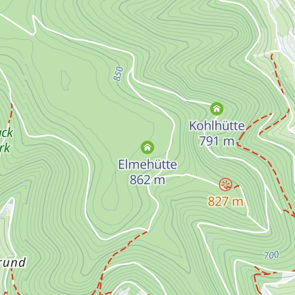 Map of Elmehütte