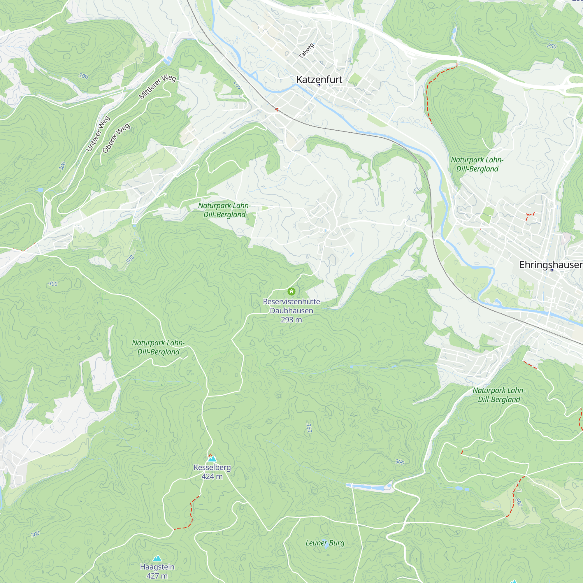 Reservistenhütte Daubhausen map
