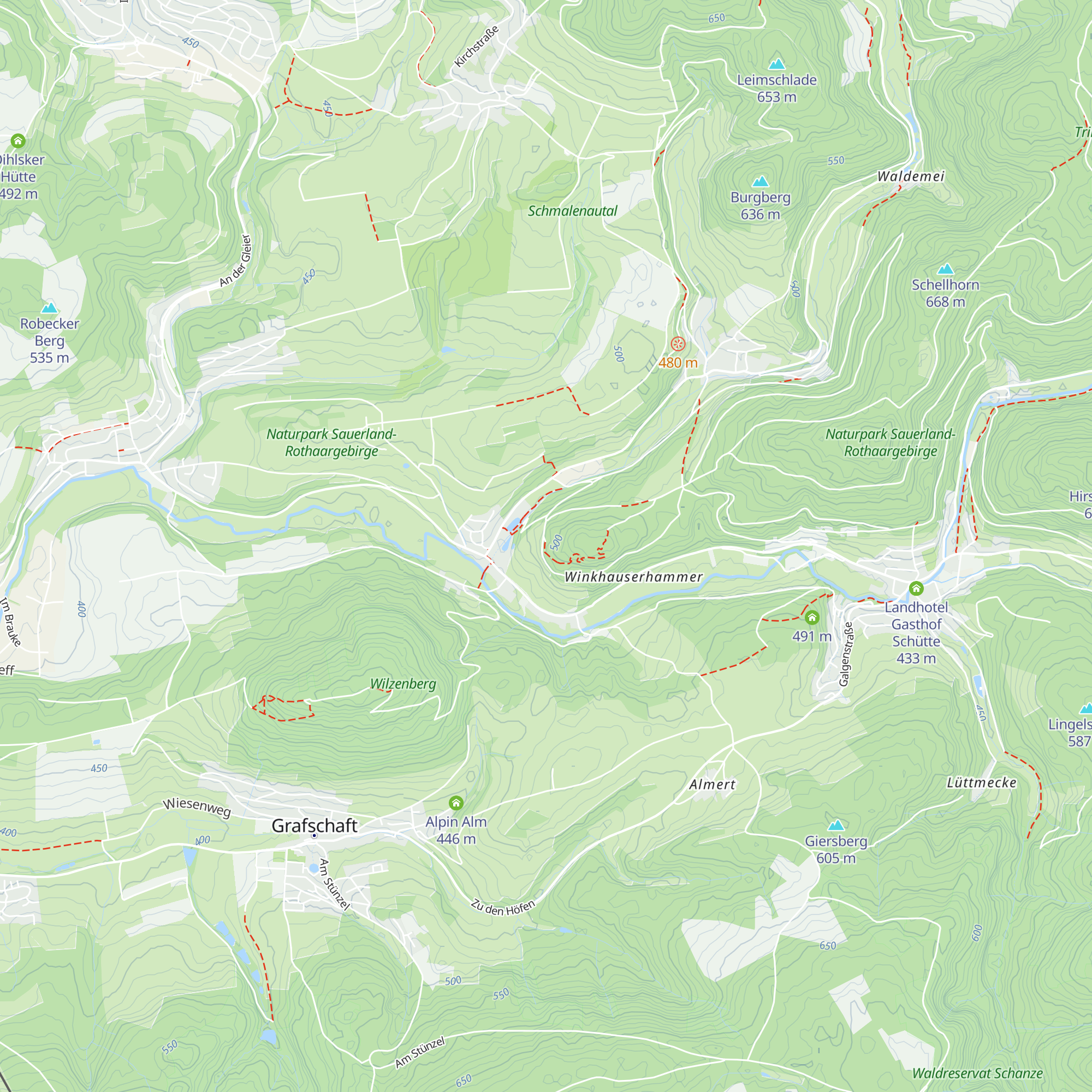 Deimanns Knollenhütte map
