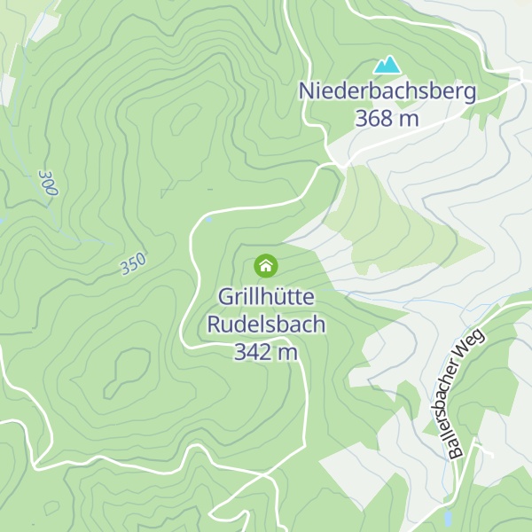 Map of Grillhütte Rudelsbach