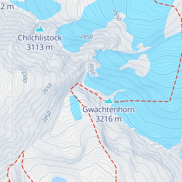 Map of Strahlhorn