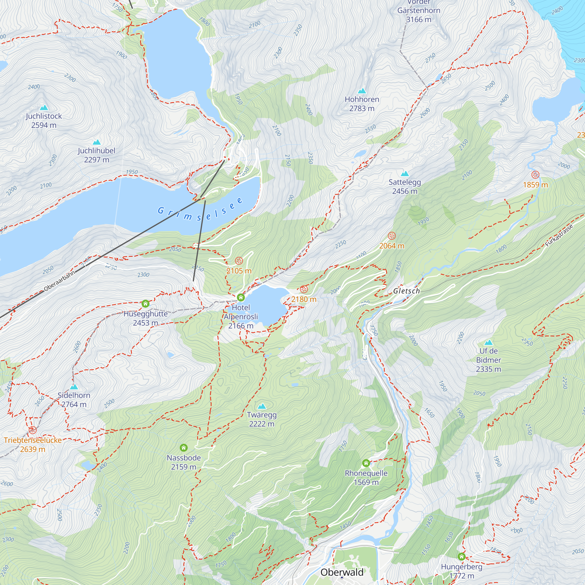 Hôtel Grimselblick map