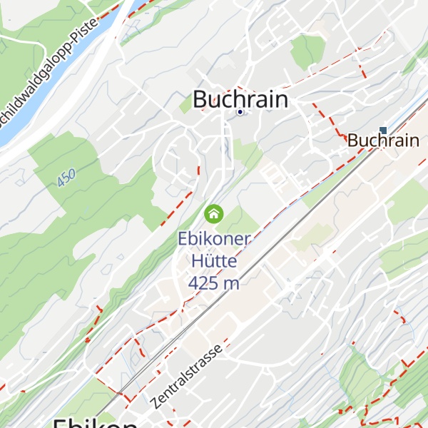 Map of Ebikoner Hütte