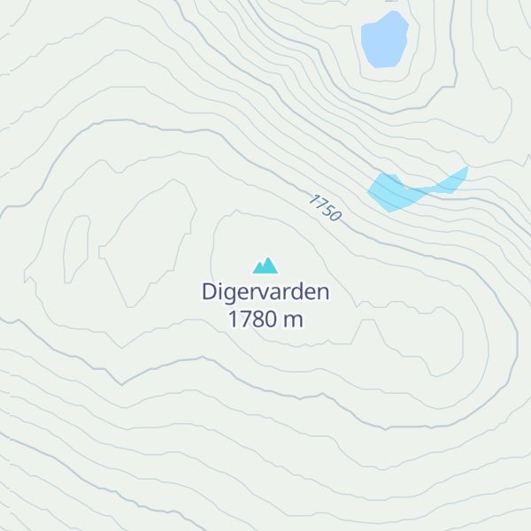Map of Digervarden