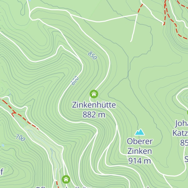 Map of Zinkenhütte