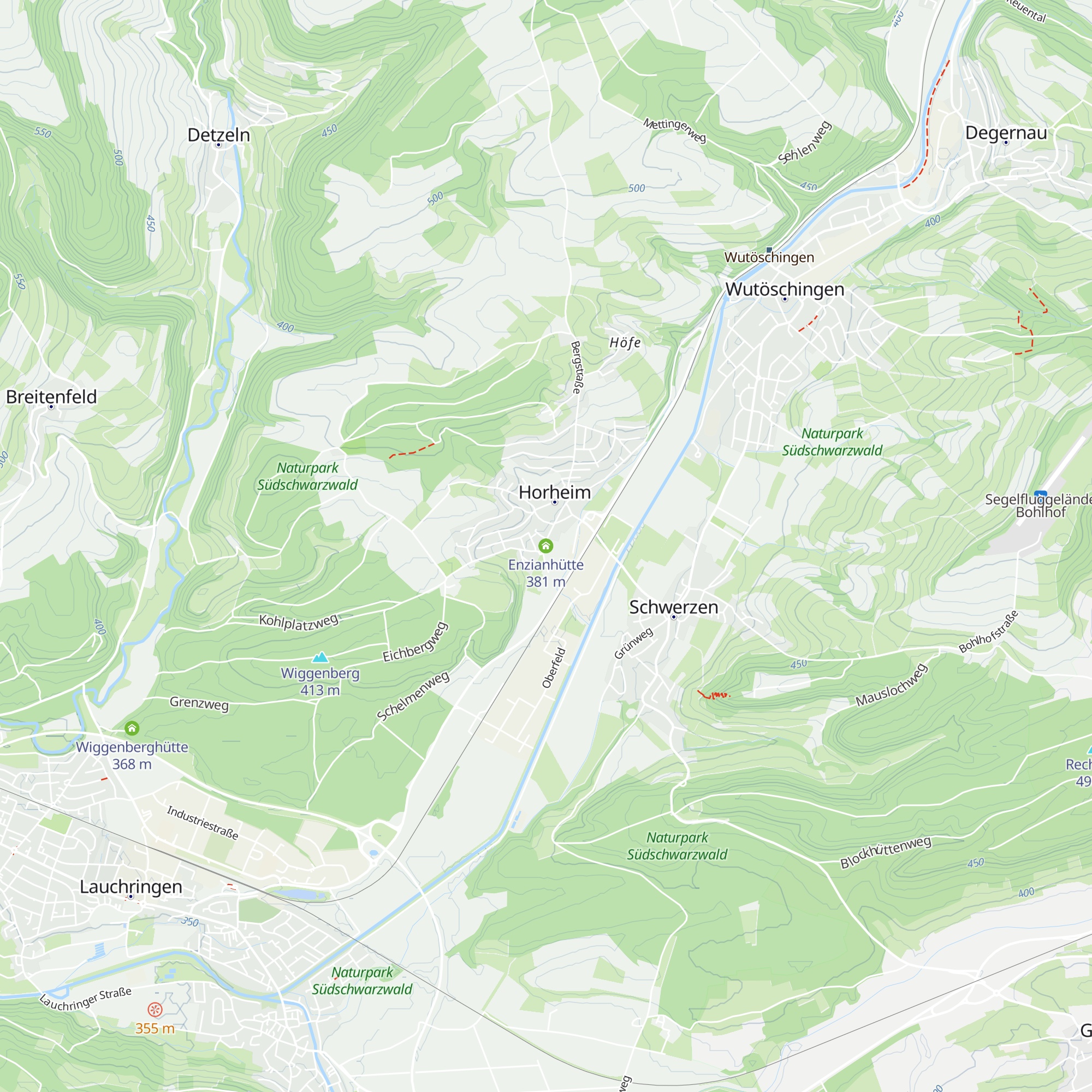 Enzianhütte map