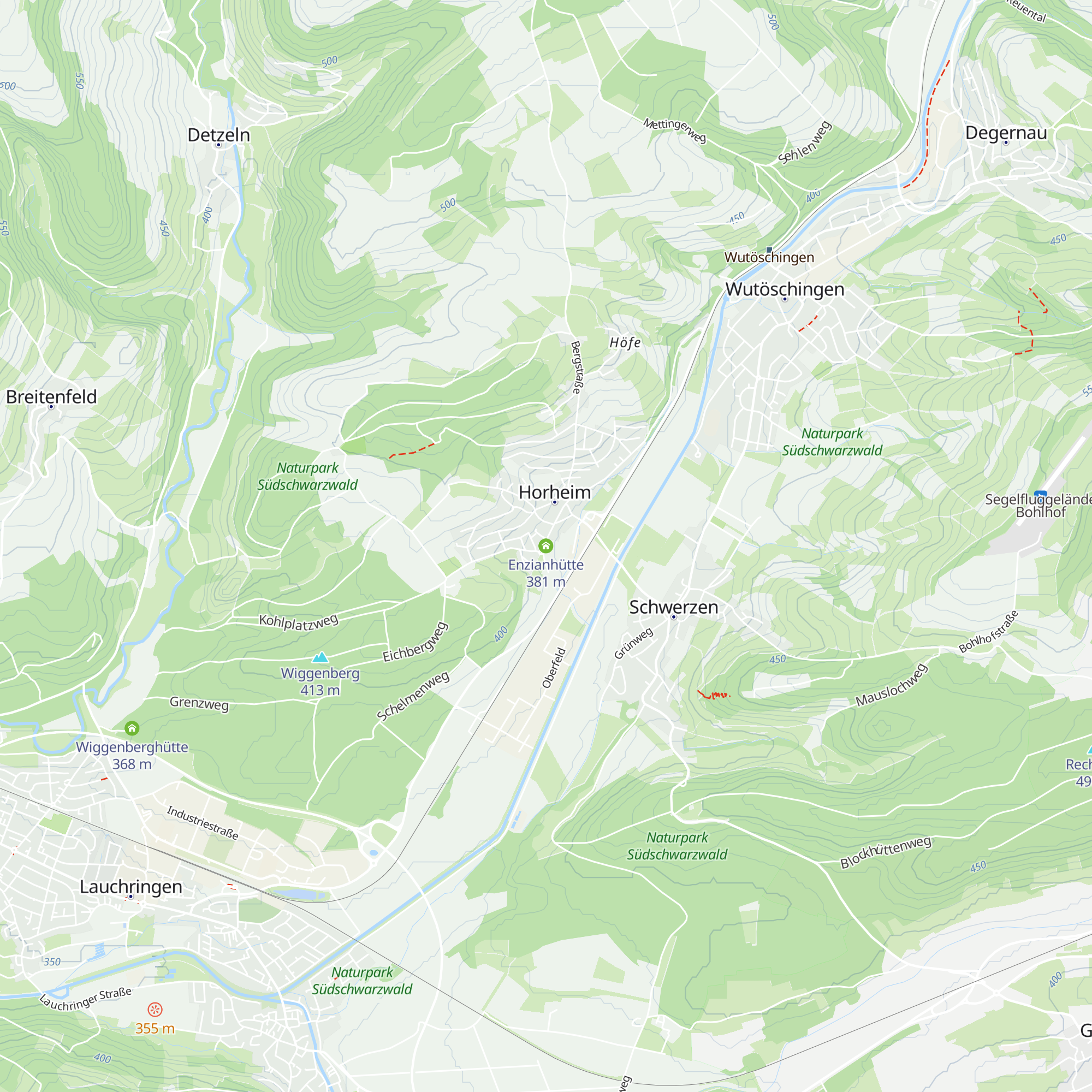 Enzianhütte map