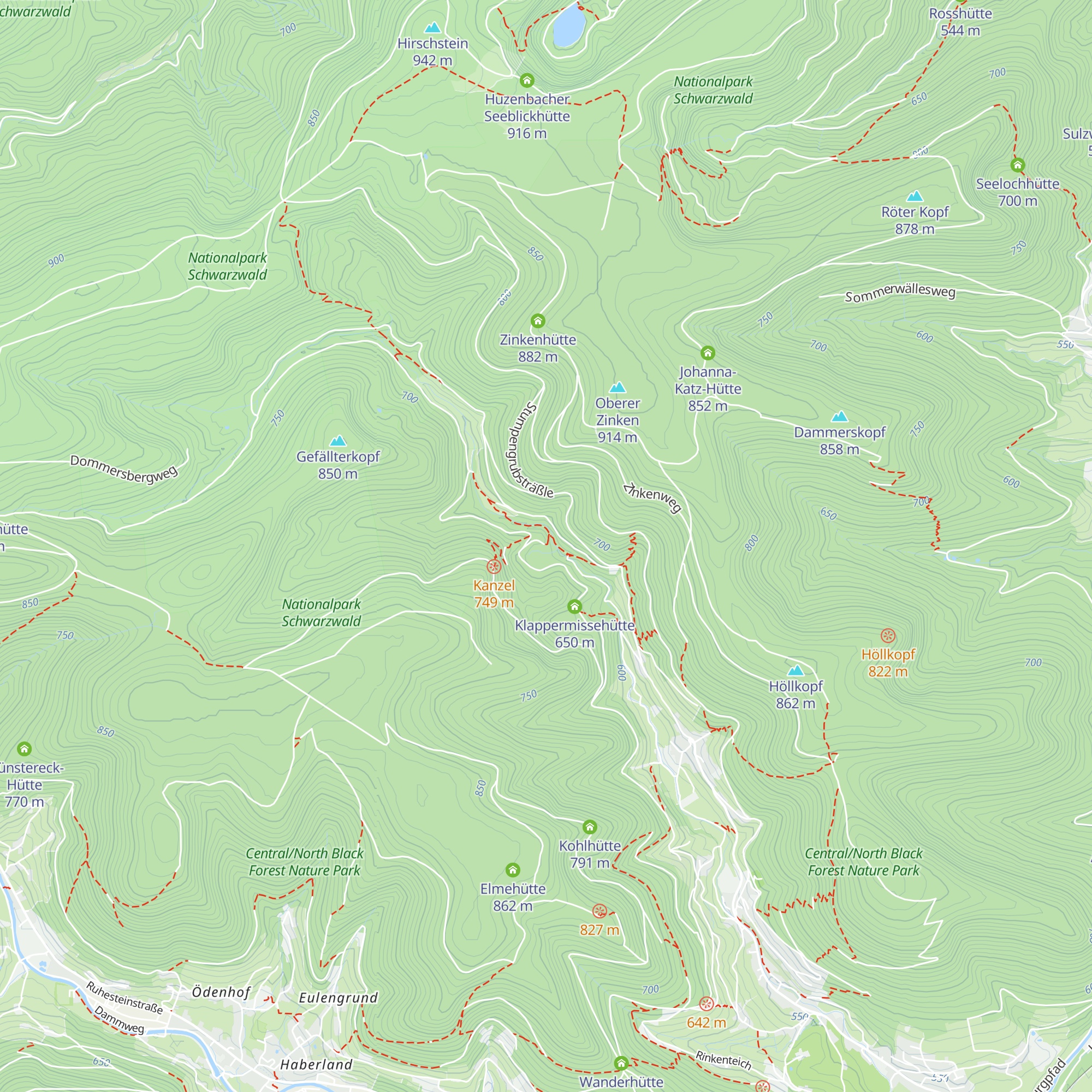 Pudelsteinhütte map