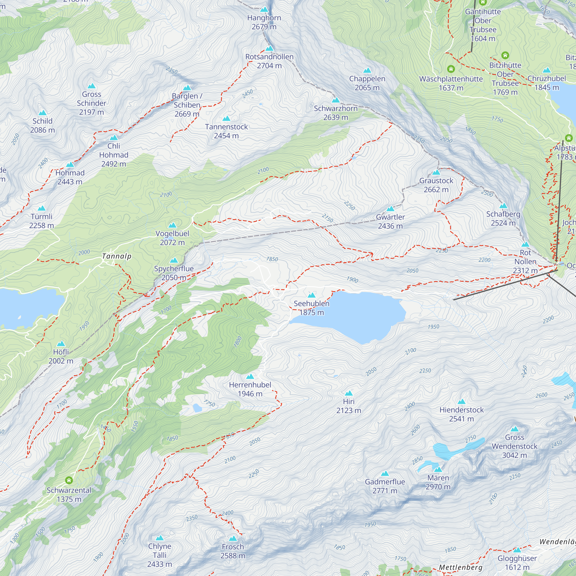 Rossboden Hütte map