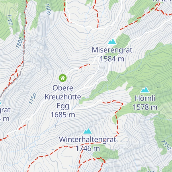 Map of Lochhütte Miseren