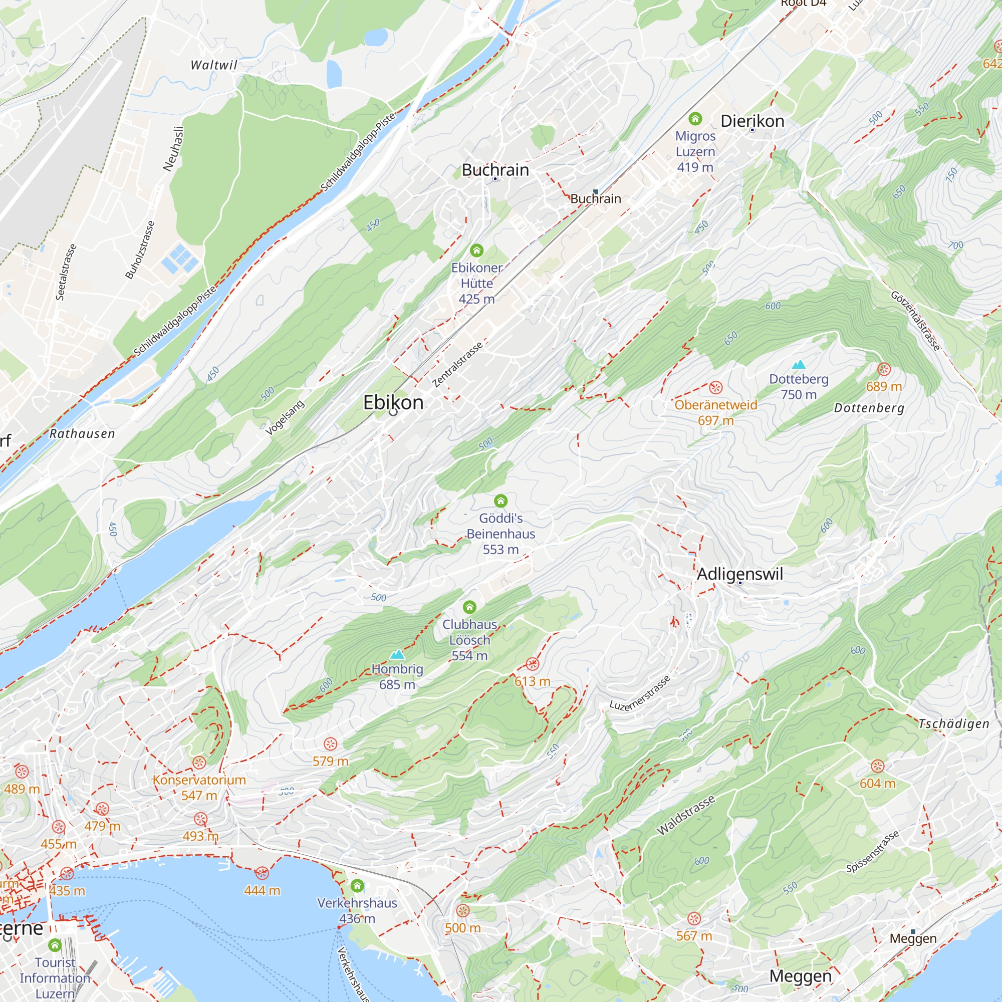 Göddi's Beinenhaus map