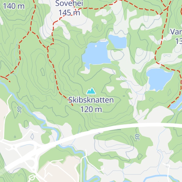 Map of Skibsknatten