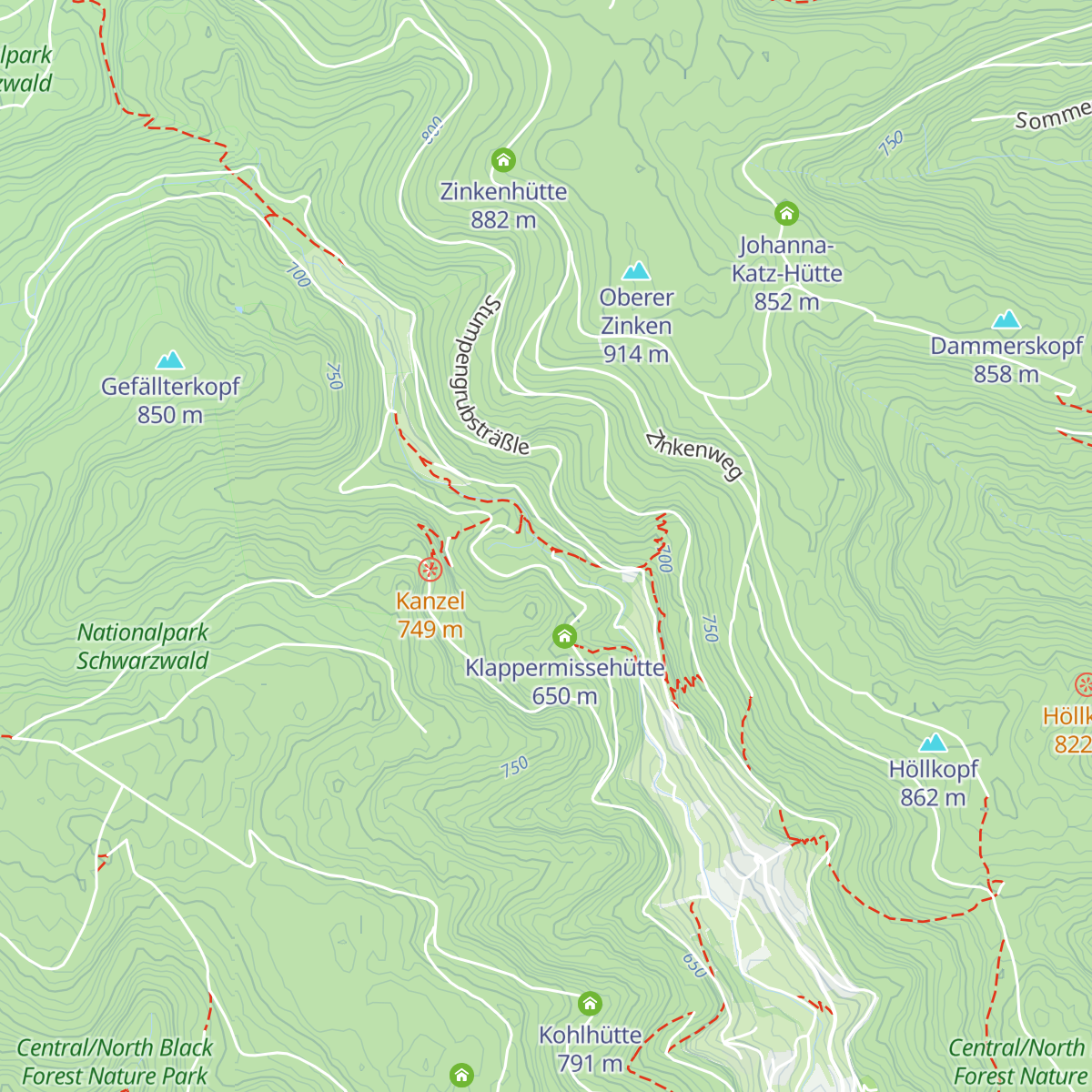 Tonbacher-Rentner-Hütte map