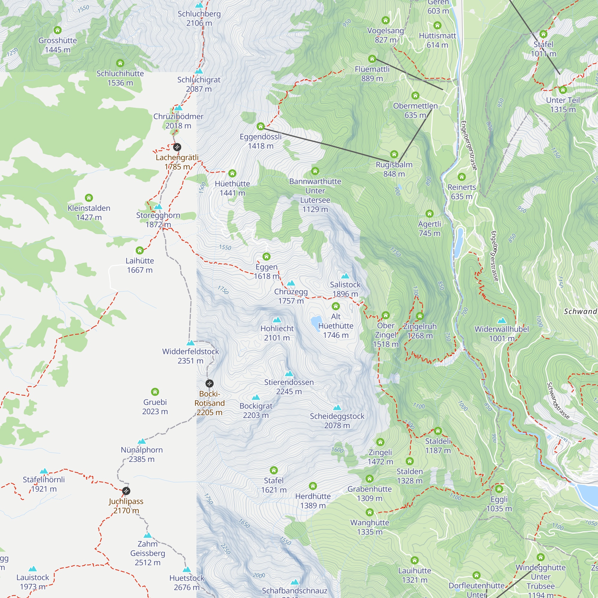Hüethütte map