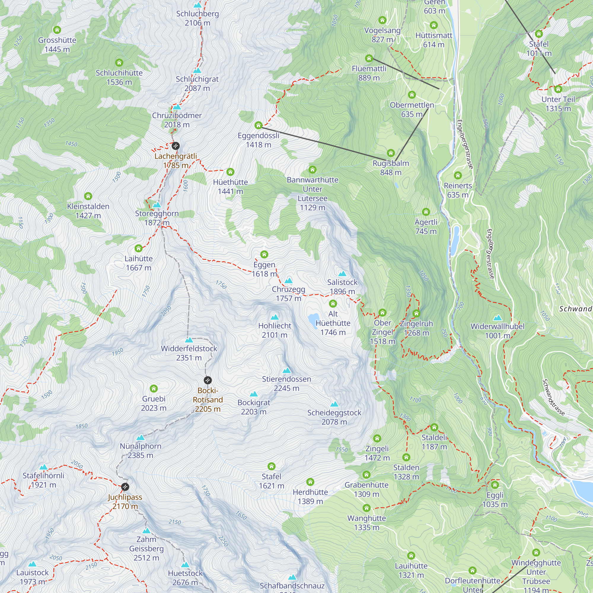 Hüethütte map