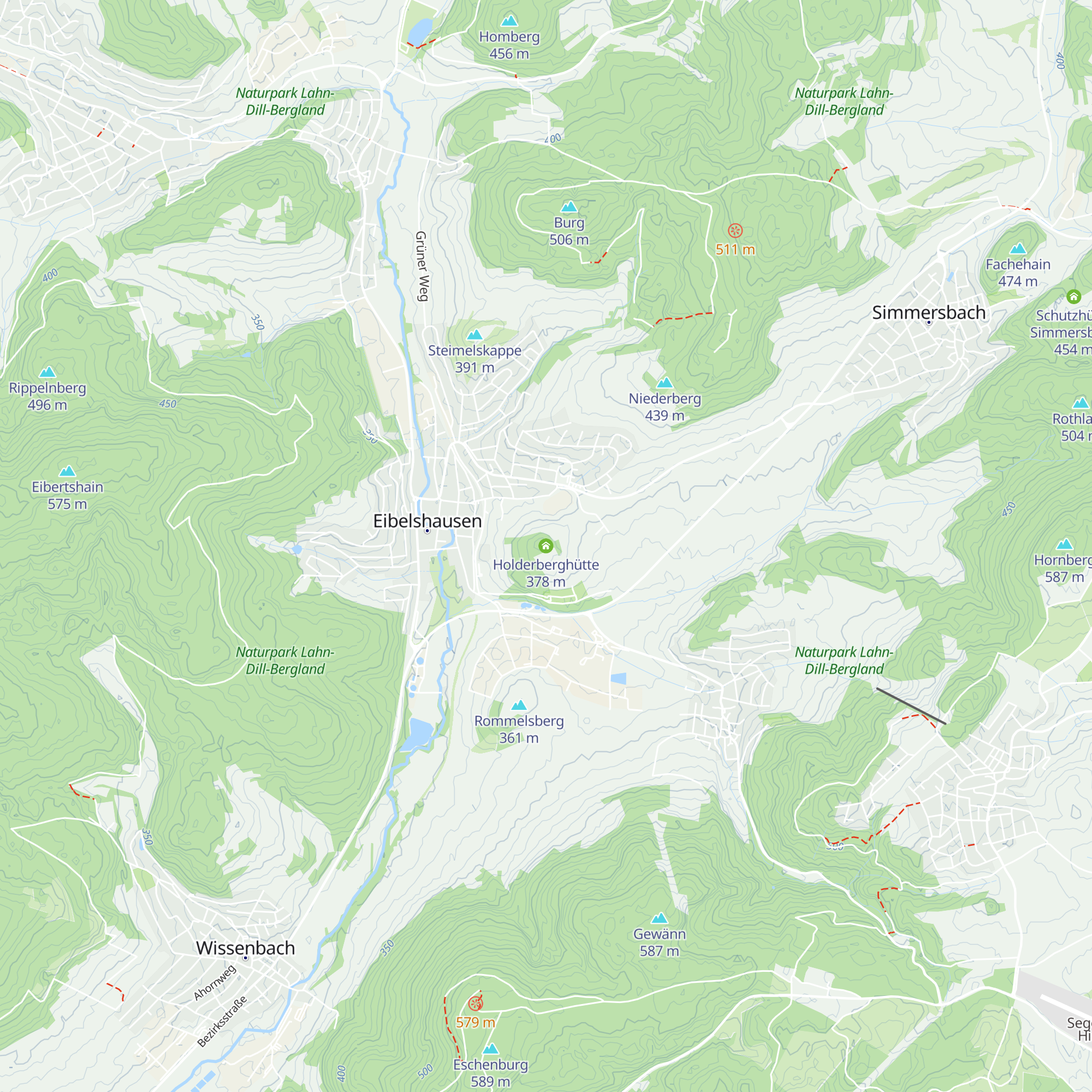 Holderberghütte map