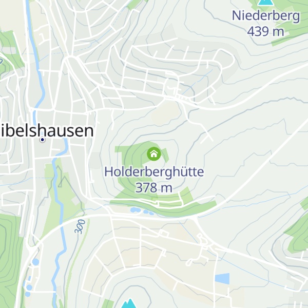 Map of Holderberghütte