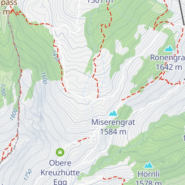 Map of Unter Ronenhütte
