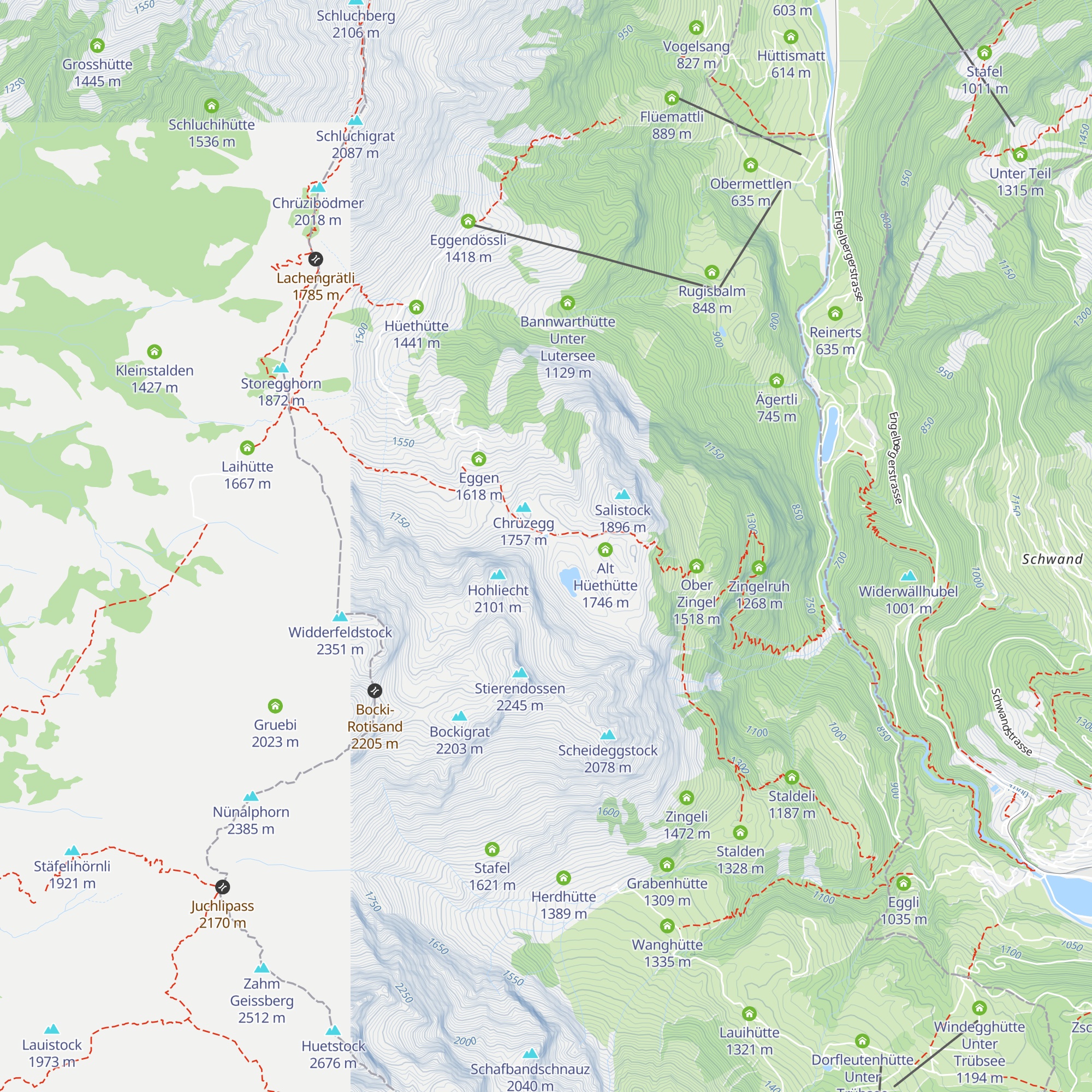 Fruttgaden map