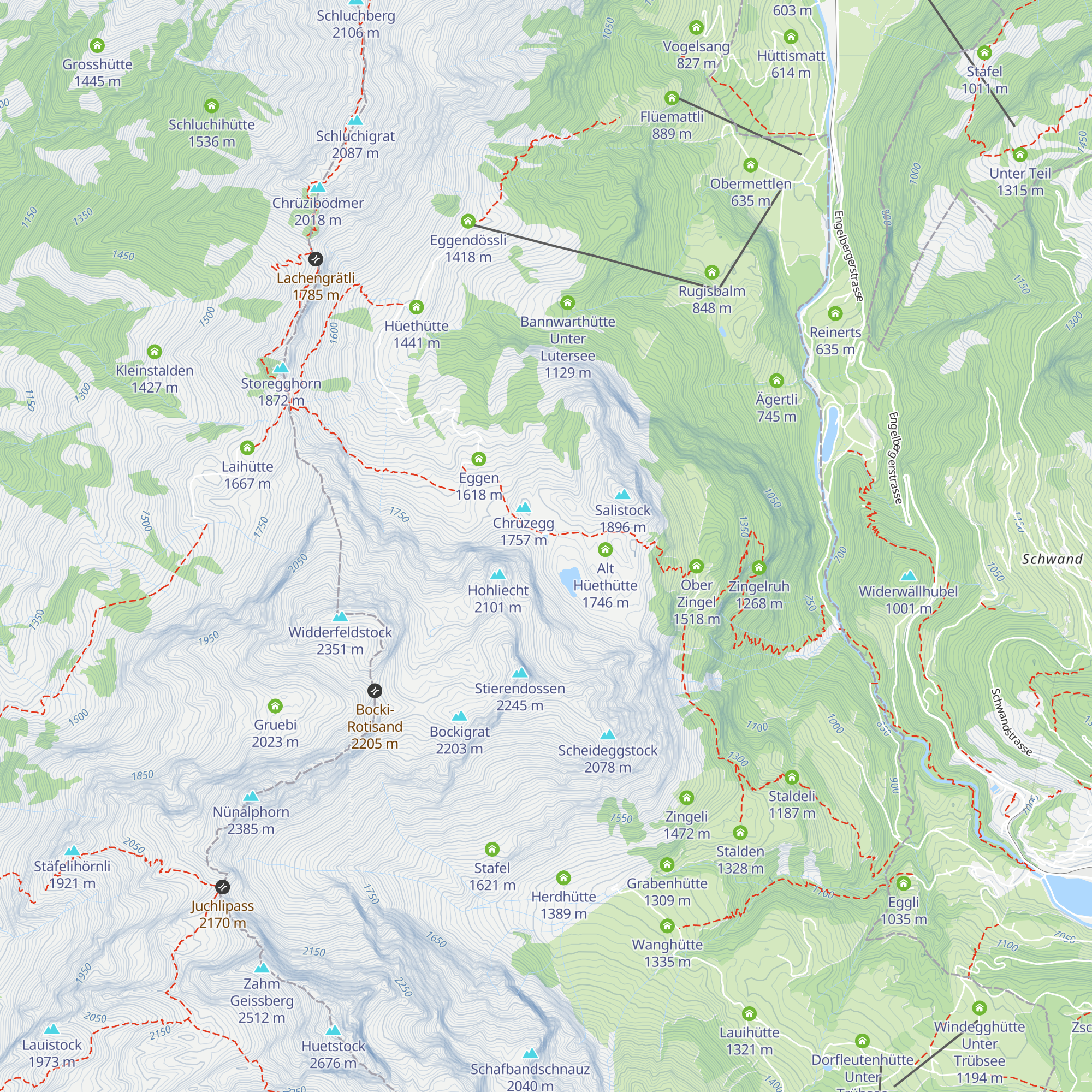 Fruttgaden map