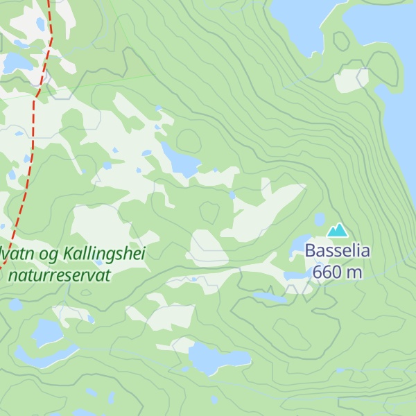 Map of Skarvehei