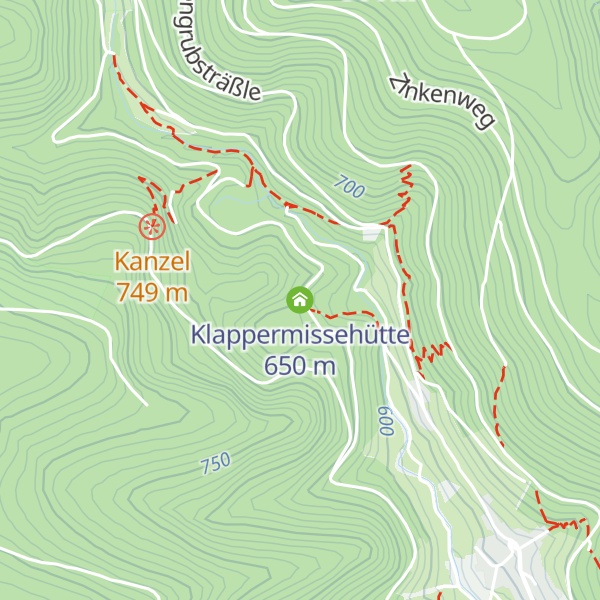 Map of Klappermissehütte