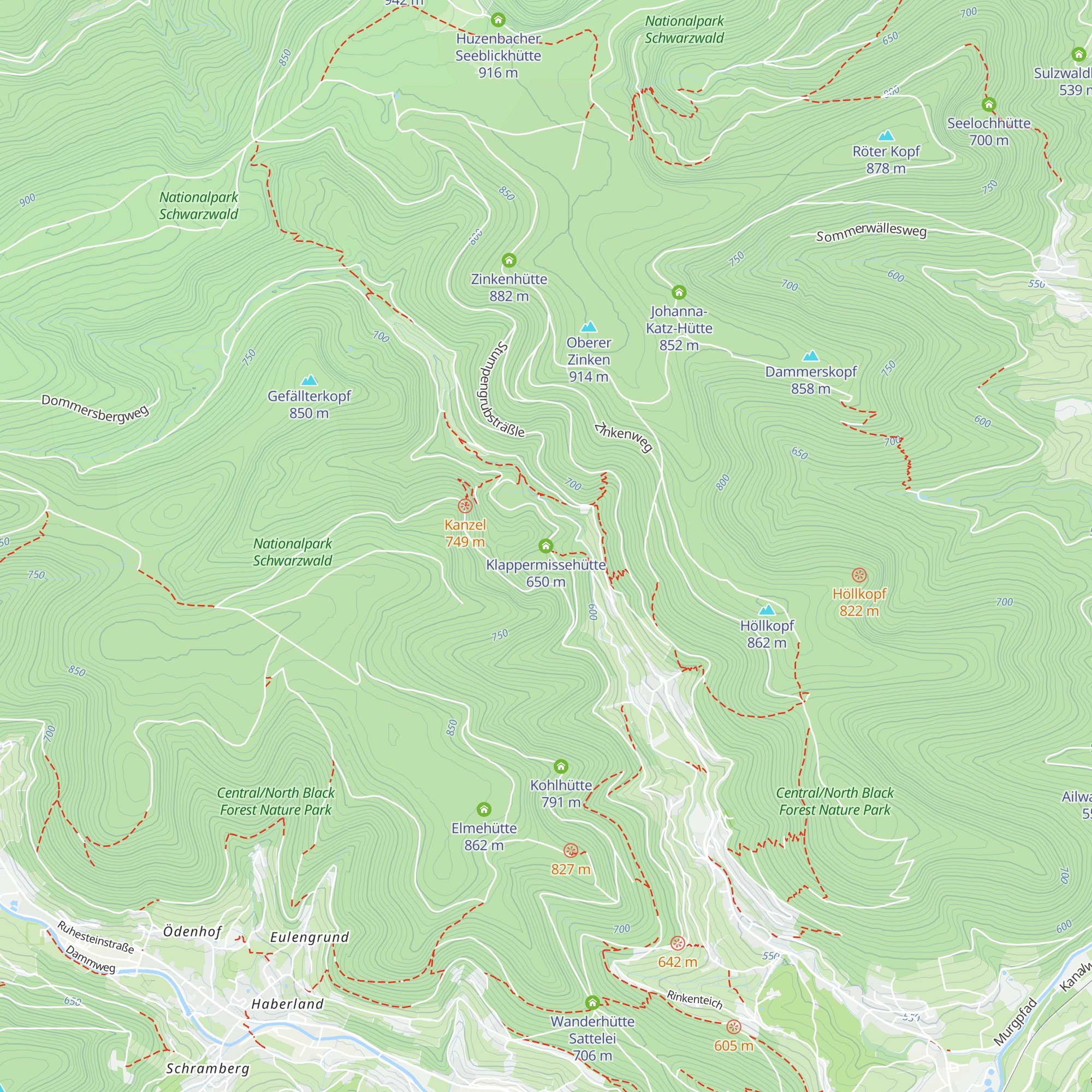 Klappermissehütte map