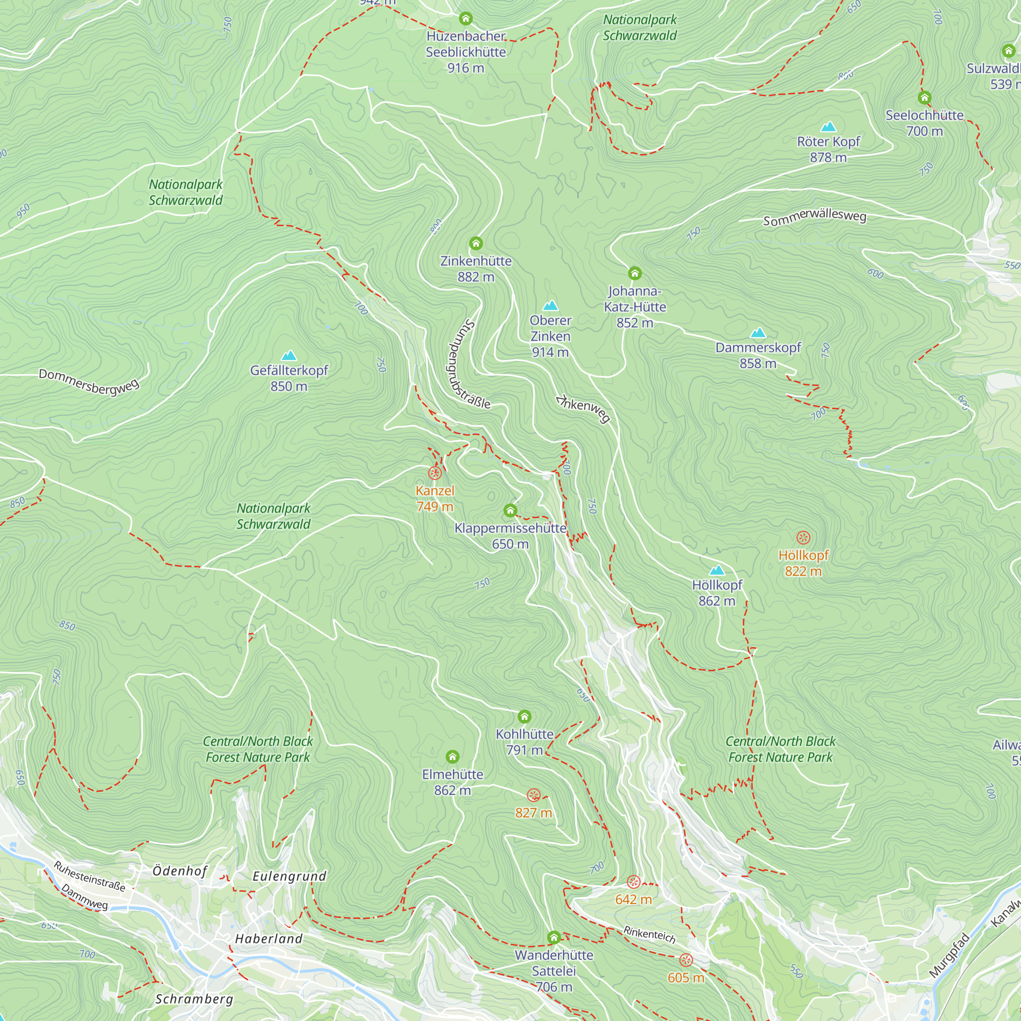 Klappermissehütte map