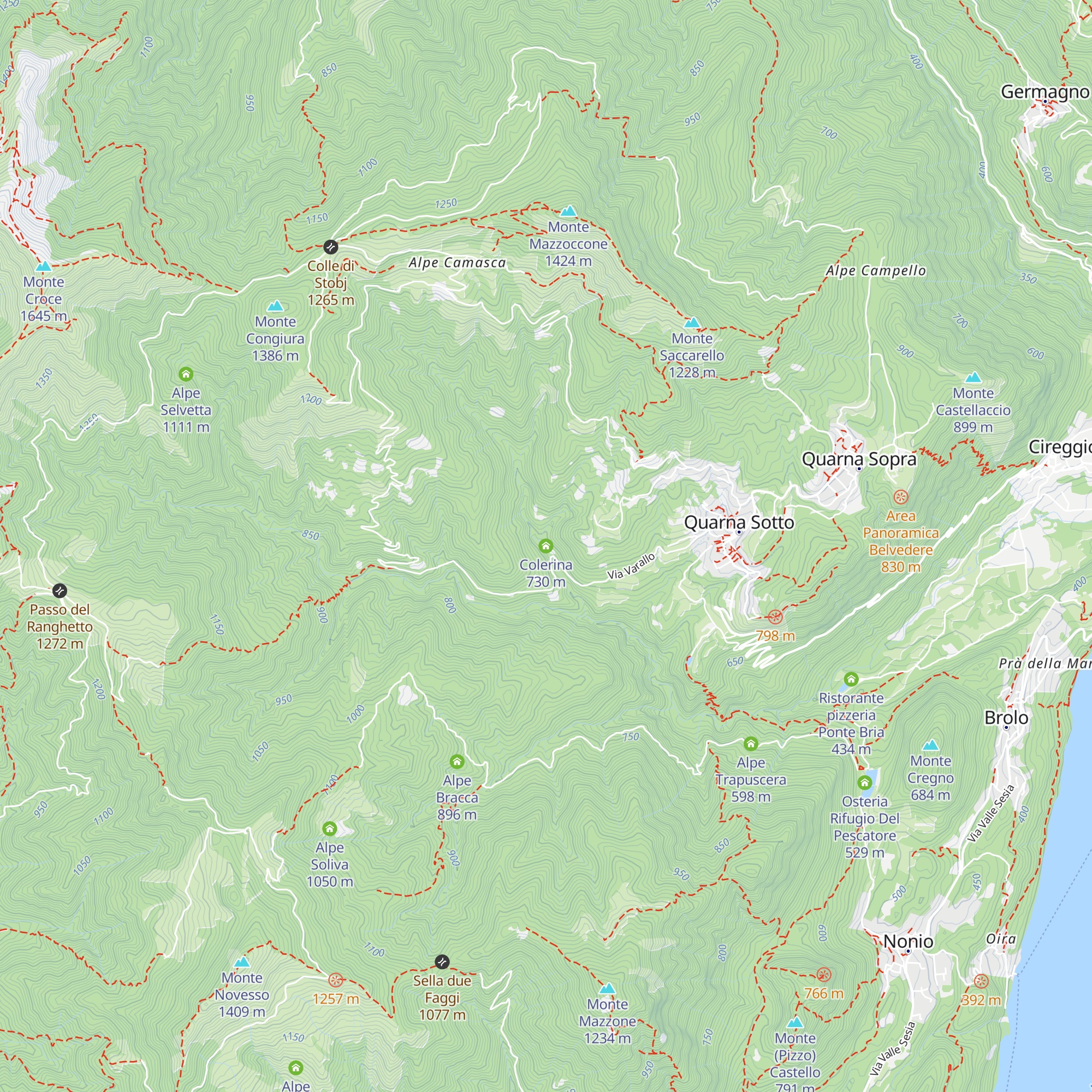 Colerina map