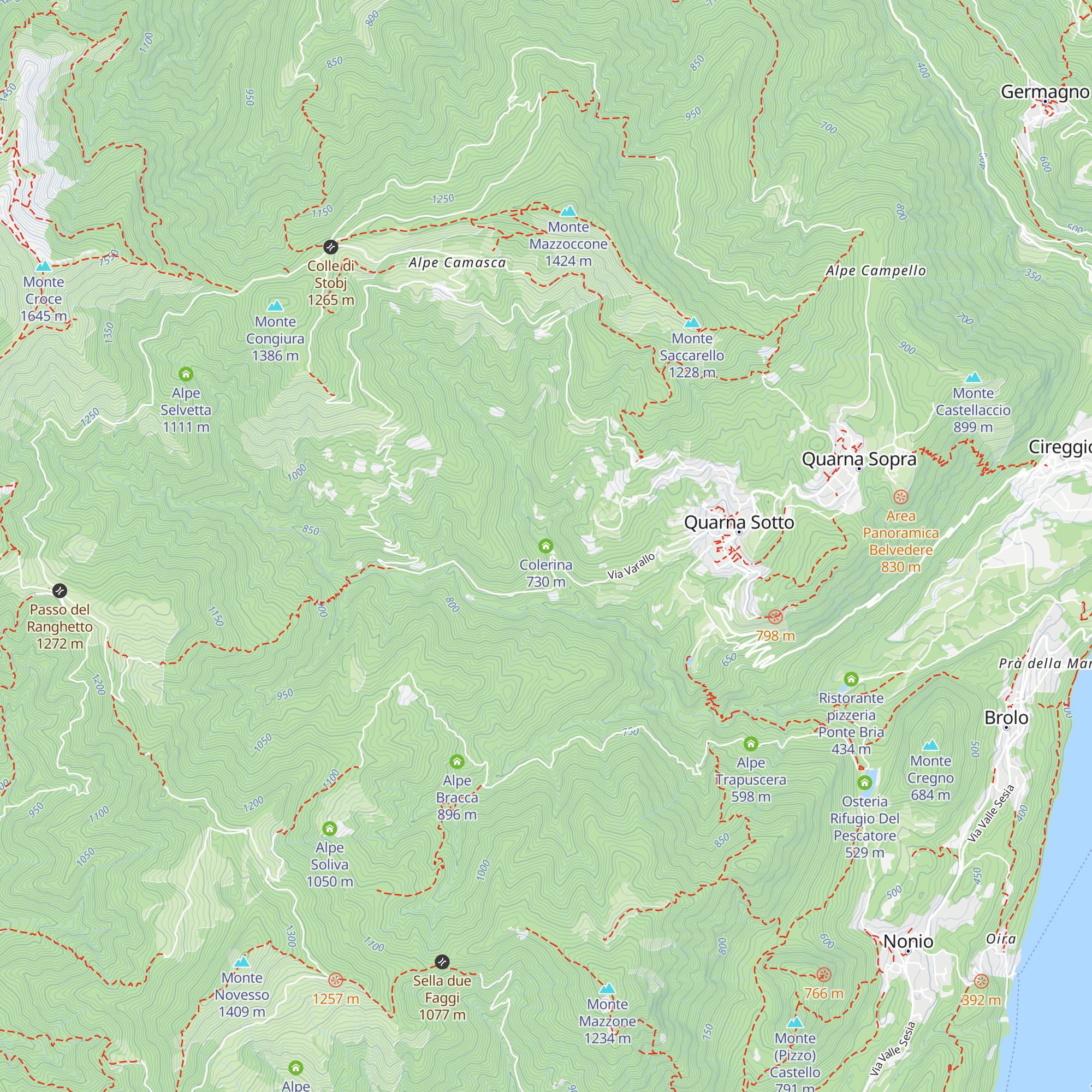 Colerina map