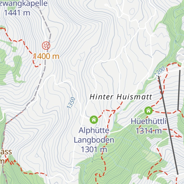 Map of Lopperhütte